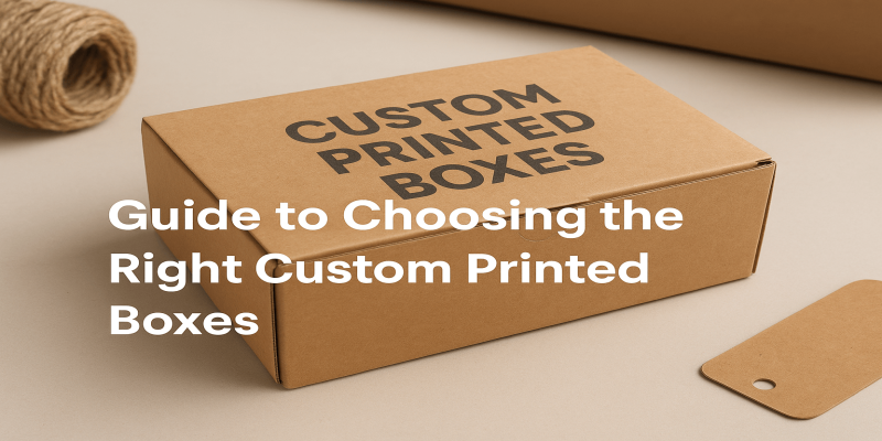 Guide to Choosing the Right Custom Printed Boxes