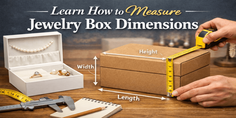 How to Measure Jewelry Box Dimensions