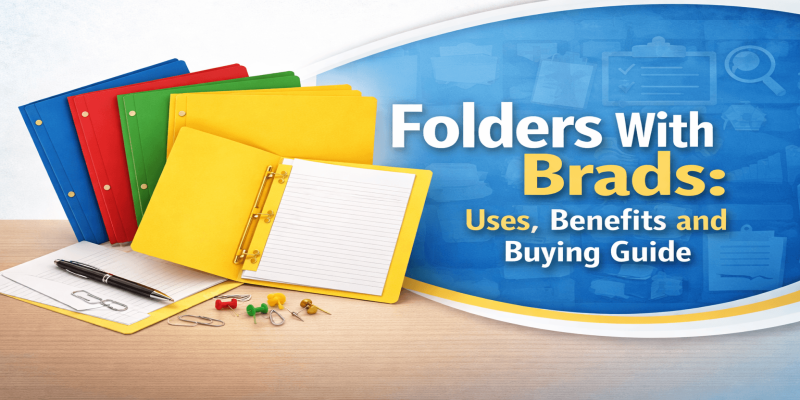 Folders With Brads: Uses Benefits and Buying Guide